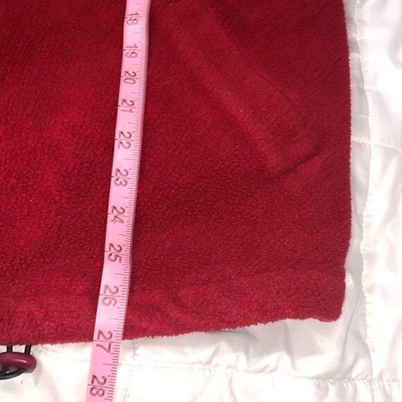 Vintage Basic Editions Red Fleece Jacket Medium - Picture 11 of 12